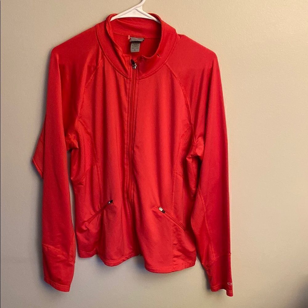Champion Women’s Red Full‑Zip Athletic Jacket – Size XL